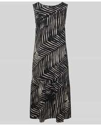 Opus - Midi-Jurk Van Viscose, Model 'Wicy Palm Leaves' - Lyst