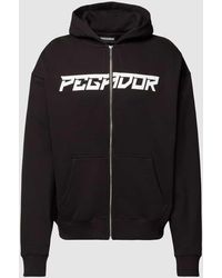PEGADOR - Oversized Sweatjacke mit Label-Print Modell 'DONORA' - Lyst