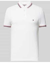 Tommy Hilfiger - Slim Fit Poloshirt Met Logostitching - Lyst