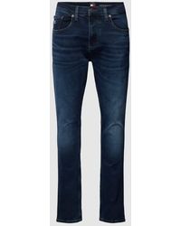 Tommy Hilfiger - Slim Tapered Fit Jeans mit Label-Stitching Modell 'AUSTIN' - Lyst