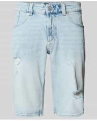 Tommy Hilfiger - Regular Fit Korte Jeans Van Katoenmix, Model 'Ronnie' - Lyst