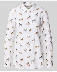 Barbour - Relaxed Fit Blouse Met Lange Mouwen Van Katoenmix, Model 'Safari' - Lyst