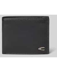 Camel Active - Leren Portemonnee Met Logo-applicatie - Lyst