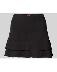 Tommy Hilfiger - Minirock in Strick-Optik Modell 'POINTELLE' - Lyst