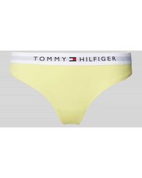 Tommy Hilfiger - String mit elastischem Bund und Label-Detail - Lyst