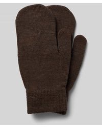 Pieces - Fäustlinge mit geripptem Bündchen - Lyst
