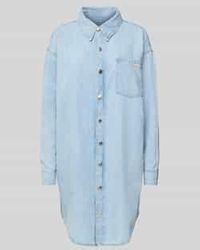 Calvin Klein - Relaxed Fit Overhemdjurk Met Borstzak - Lyst