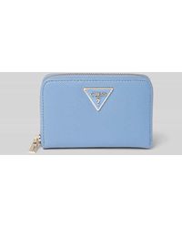 Guess - Portemonnaie Mit Logo-Applikation Modell 'Laurel' - Lyst