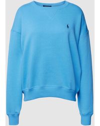 Polo Ralph Lauren - Sweatshirt Met Logostitching - Lyst