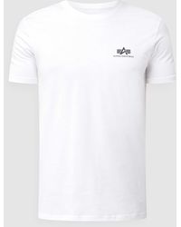 Alpha Industries - T-Shirt mit Logo-Print Modell 'Basic T' - Lyst