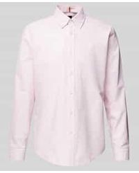 BOSS - Regular Fit Vrijetijdsoverhemd Met Labelstitching - Lyst