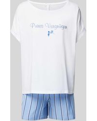 Louis & Louisa - Pyjama mit Statement-Stitching Modell 'Pures Vergnügen' - Lyst