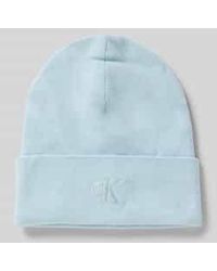 Calvin Klein - Beanie Met Labelstitching - Lyst