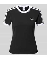 adidas Originals - Slim Fit T-Shirt Van Katoenmix - Lyst
