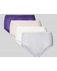 Sloggi - Slip mit elastischem Bund Modell 'BASIC' im 4er-Pack - Lyst