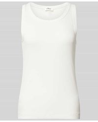 S.oliver - Regular Fit Tank Top aus Baumwoll-Mix - Lyst