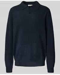 Forét - Regular Fit Poloshirt Van Wolmix Met Knoopssluiting - Lyst