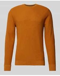 Tom Tailor - Regular Fit Gebreide Pullover Van Puur Katoen Met Structuur - Lyst