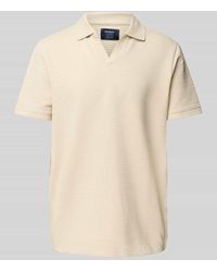 Mcneal - Regular Fit Poloshirt mit V-Ausschnitt - Lyst