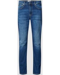 Calvin Klein - Slim Fit Jeans mit Label-Details - Lyst