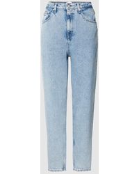 Tommy Hilfiger - Ultra High Tapered Mom Fit Jeans mit Label-Stitching - Lyst