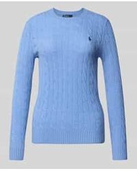Polo Ralph Lauren - Gebreide Pullover Van Een Mix Van Wol En Kasjmier, Model 'Julianna' - Lyst