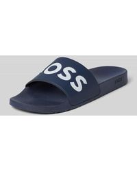 BOSS - Slides mit Label-Print Modell 'Aryeh' - Lyst