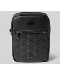 Lacoste - Schoudertas Met Structuurmotief, Model 'Crossover Bag' - Lyst