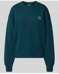 Carhartt - Oversized Sweatshirt Met Ribboorden, Model 'Nelson' - Lyst