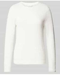 Vila - Gebreide Pullover Met Structuurmotief - Lyst