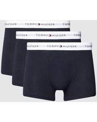 Tommy Hilfiger - Regular Fit Trunks Mit Elastischem Label-Bund Im 3Er-Pack - Lyst