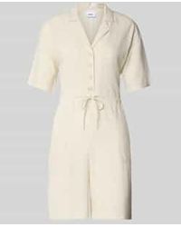 Moves - Playsuit Van Een Mix Van Viscose En Linnen, Model 'Averie' - Lyst