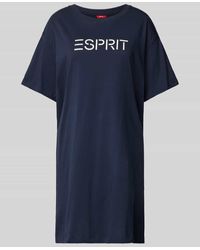 Esprit - Nachthemd mit Logo-Print Modell 'MIA' - Lyst