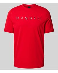 Bugatti - T-Shirt mit Logo-Print - Lyst