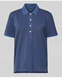 GANT - Poloshirt Met Korte Knoopsluiting - Lyst