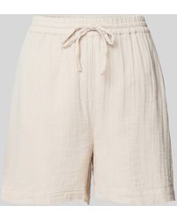 Pieces - High Waist Shorts mit elastischem Bund Modell 'STINA' - Lyst