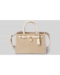Tommy Hilfiger - Tote Bag aus echtem Veloursleder - Lyst