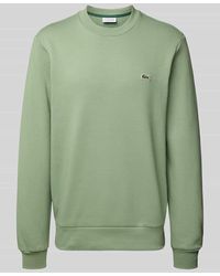 Lacoste - Regular Fit Sweatshirt aus Baumwoll-Mix - Lyst