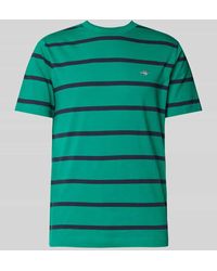 GANT - T-Shirt mit Label-Stitching - Lyst