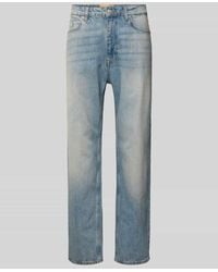 Review - Baggy Fit Jeans mit Knopf- und Reißverschluss - Lyst