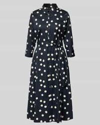 S.oliver - Regular Fit Blousejurk Van Katoenmix - Lyst