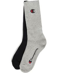 Champion - Socken mit Label-Detail im 3er-Pack Modell 'Crew Socks' - Lyst