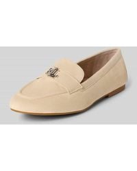 Ralph Lauren - Loafers aus Leder mit Label-Applikation Modell 'AVERI III' - Lyst