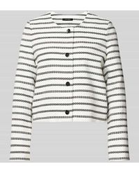 Comma, - Blazer Mit Durchgehender Knopfleiste - Lyst