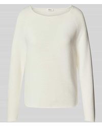 S.oliver - Regular Fit Strickpullover aus Baumwoll-Mix mit Raglanärmeln - Lyst