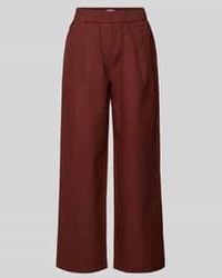 Jake*s - Straight Leg Stoffen Broek Met Elastische Band - Lyst