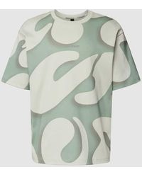ALPHATAURI - T-Shirt mit Allover-Muster Modell 'JANPO' - Lyst