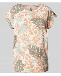 Soya Concept - T-Shirt mit floralem Muster Modell 'Galina' - Lyst