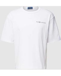 Polo Ralph Lauren - T-Shirt mit überschnittenen Schultern - Lyst