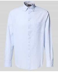 Christian Berg Men - Regular Fit Vrijetijdsoverhemd Met Button-downkraag - Lyst